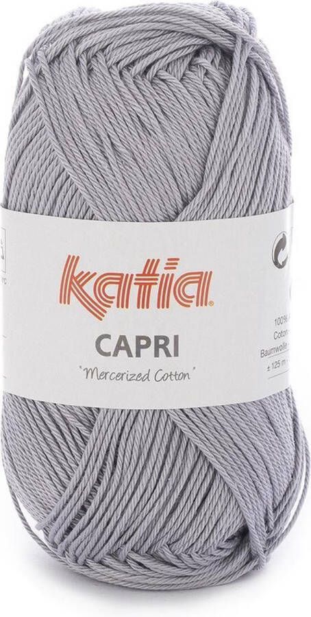 Katia Capri kleur 128 Grijs 50 gr. = 125 m. 100% katoen