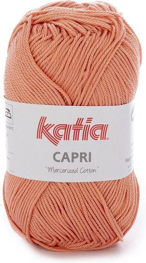 Katia Capri kleur 139 Oranje 50 gr. = 125 m. 100% katoen