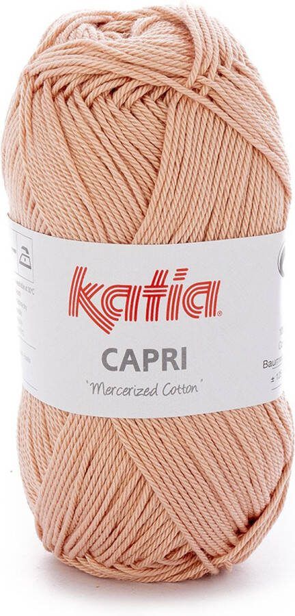 Katia Capri kleur 148 Licht oranje 50 gr. = 125 m. 100% katoen