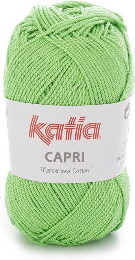 Katia Capri kleur 149 Briljantgroen 50 gr. = 125 m. 100% katoen