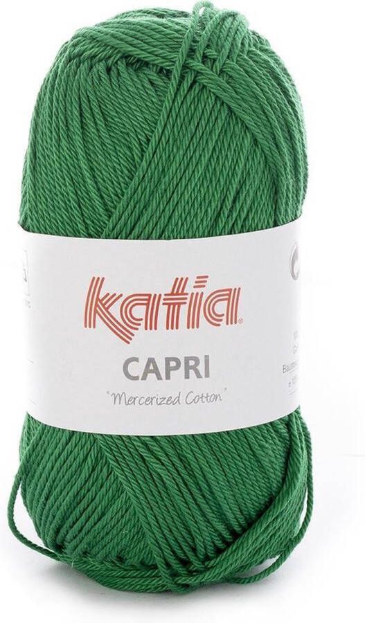 Katia Capri kleur 151 Donkergroen 50 gr. = 125 m. 100% katoen