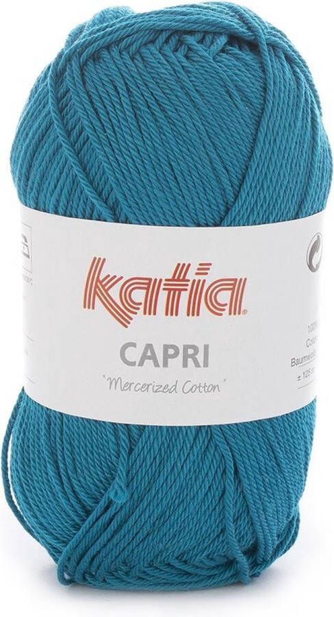 Katia Capri kleur 161 Groenblauw 50 gr. = 125 m. 100% katoen