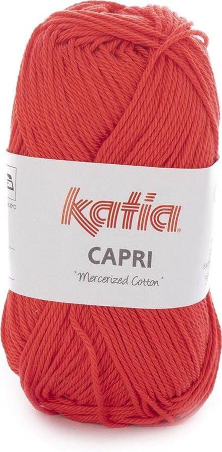 Katia Capri kleur 164 Koraal 50 gr. = 125 m. 100% katoen