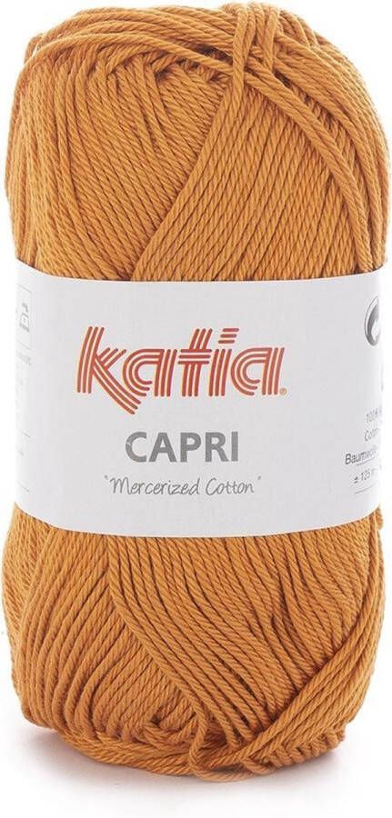 Katia Capri kleur 168 Oker 50 gr. = 125 m. 100% katoen