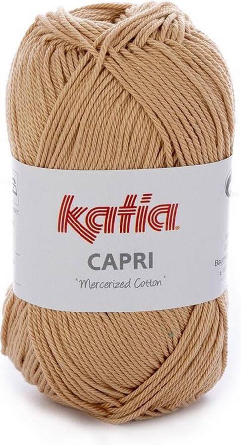 Katia Capri kleur 168 Oker 50 gr. = 125 m. 100% katoen