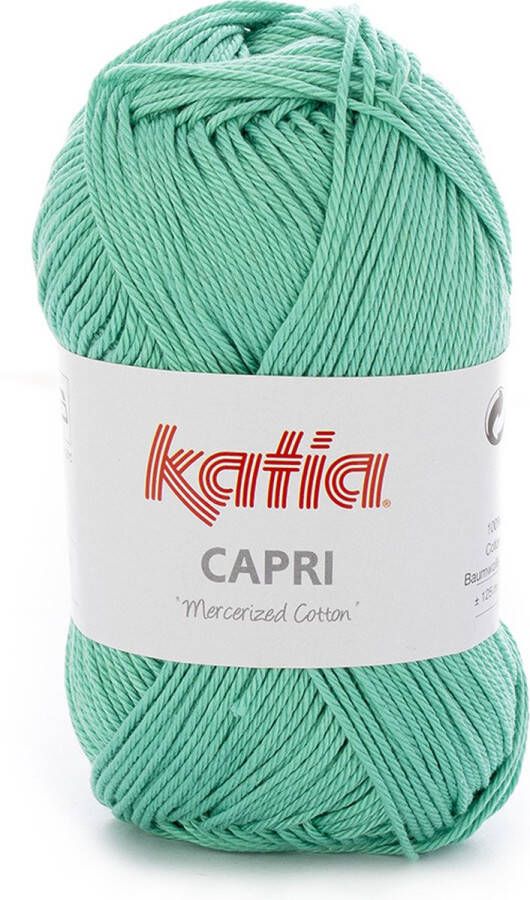 Katia Capri kleur 170 Heldergroen 50 gr. = 125 m. 100% katoen