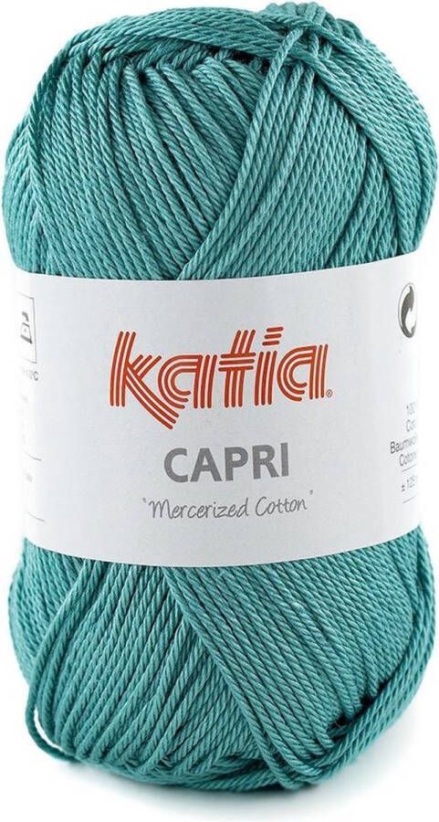 Katia Capri kleur 173 Turkooisblauw 50 gr. = 125 m. 100% katoen