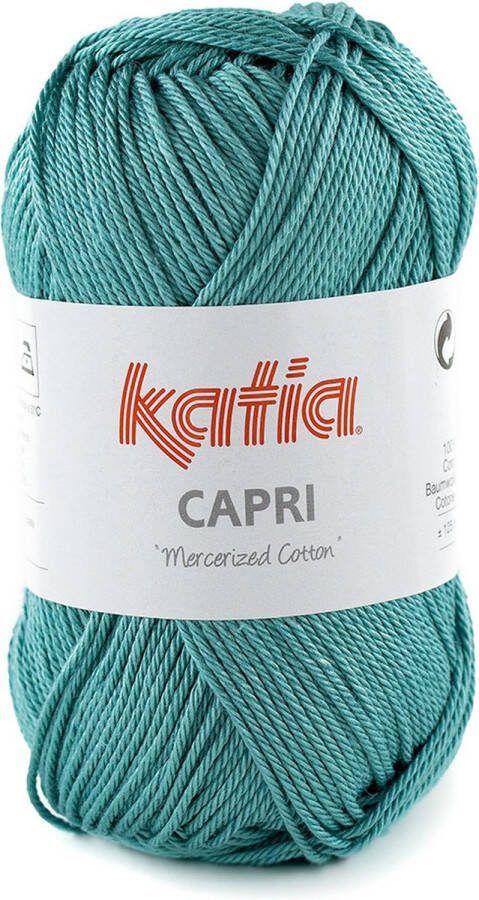 Katia Capri kleur 173 Turkooisblauw 50 gr. = 125 m. 100% katoen