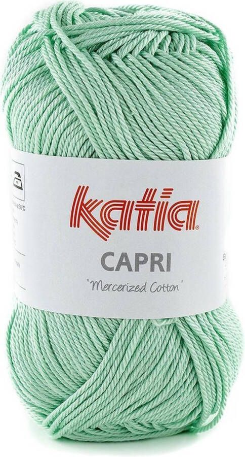 Katia Capri kleur 174 Witgroen 50 gr. = 125 m. 100% katoen