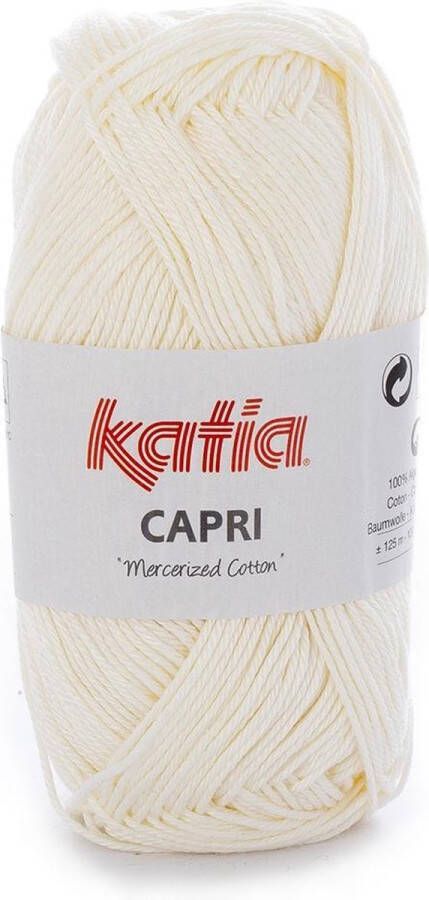Katia Capri kleur 51 Ecru 50 gr. = 125 m. 100% katoen
