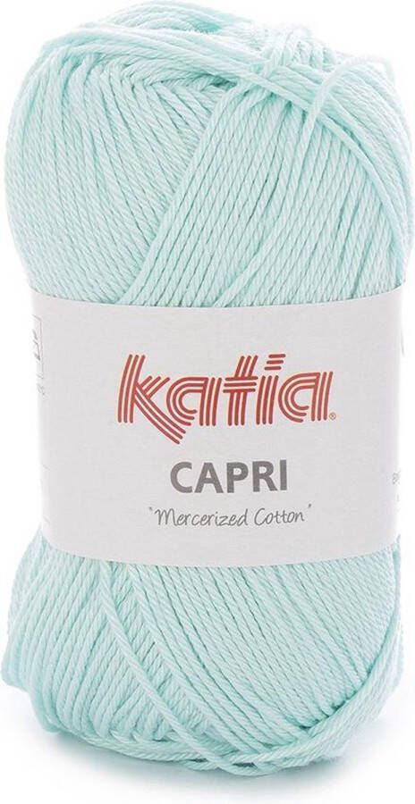 Katia Capri kleur 83 Witgroen 50 gr. = 125 m. 100% katoen