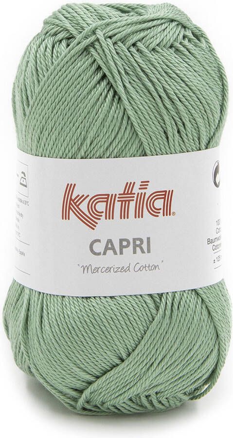 Katia Capri Mintgroen 100% Katoen Gemercericeerd 50 gr