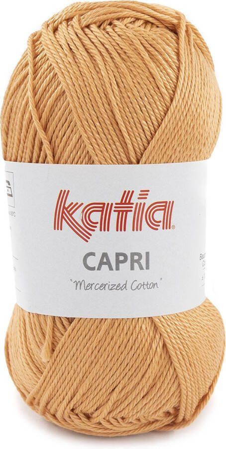 Katia Capri Pastel oranje 100% Katoen Gemercericeerd 50 gr