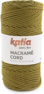 Katia Macrame Cord Twisted 5mm 118 Kleur: Kaki