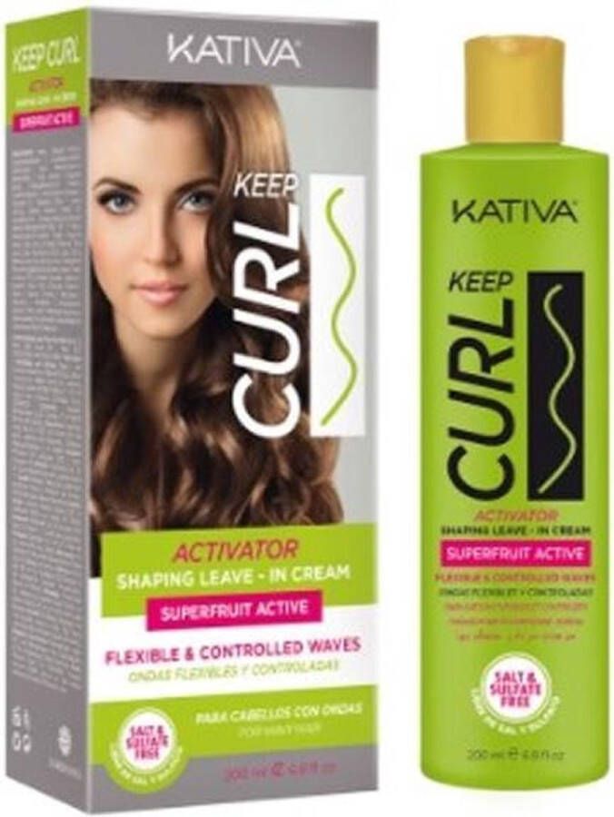 Kativa Flexibele Fixatie Haarspray Activator Krullend haar (200 ml)