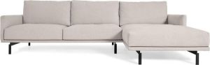 Kave Home 4-zitsbank Galene beige rechtse chaise longue 314 cm
