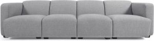 Kave Home 4-zitsbank Legara grijs 284 cm