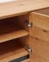 Kave Home Alguema dressoir 3 deuren in eiken fineer met natuurlijke afwerking 151 x 74 cm - Thumbnail 1