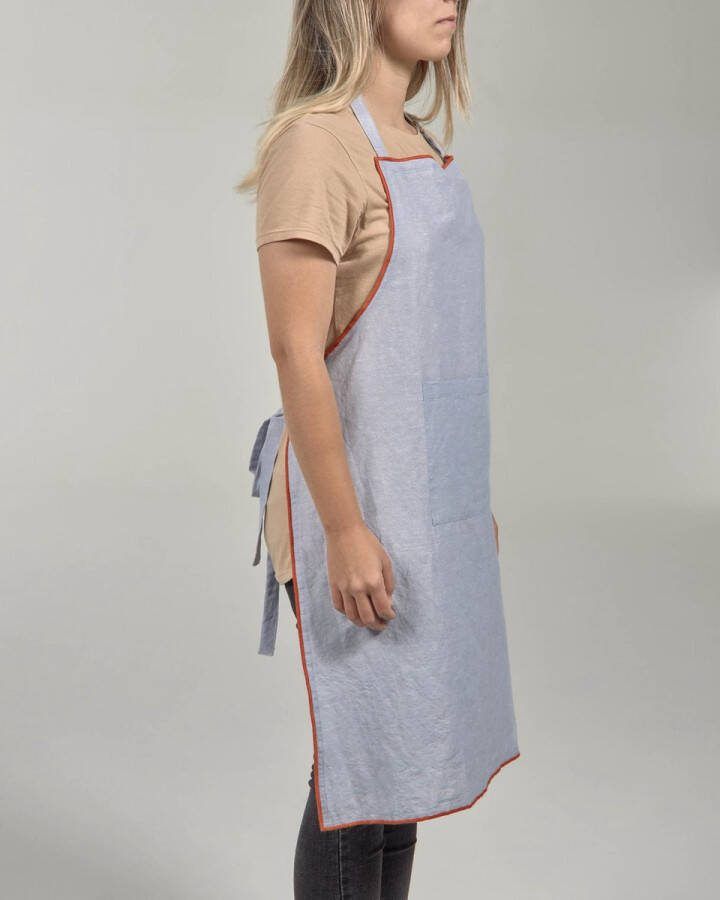 Kave Home Blauw Daneli schort