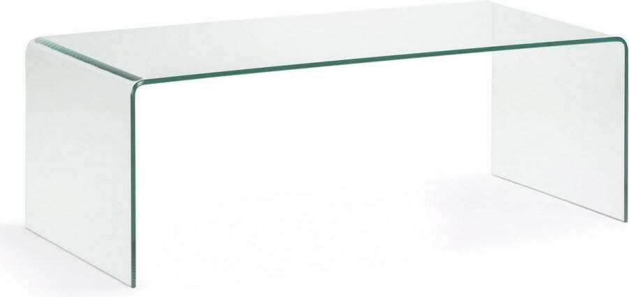 Kave Home Glazen Salontafel Burano 110 x 50 cm Transparant