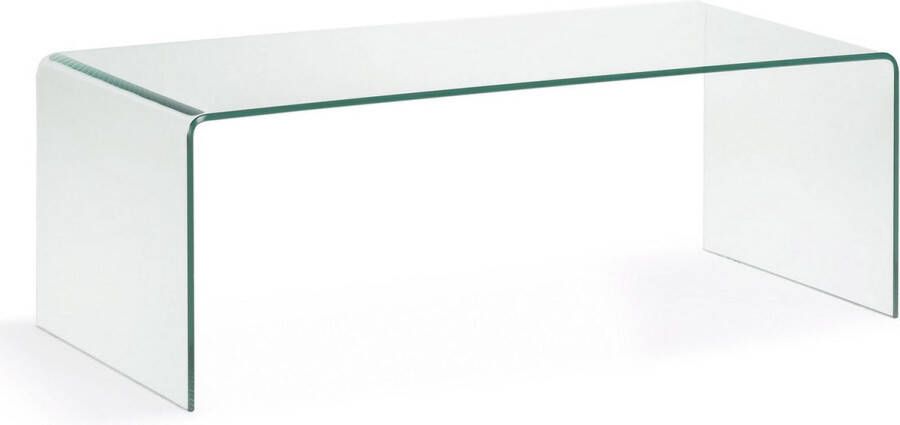 Kave Home Glazen Salontafel Burano 110 x 50 cm Transparant - Foto 1