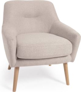 Kave Home Candela fauteuil in beige