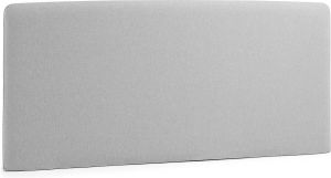 Kave Home Dyla hoofdbord met afneembare hoes in grijs voor bedden van 150 cm