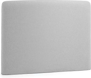 Kave Home Dyla hoofdbord met afneembare hoes in grijs voor bedden van 90 cm