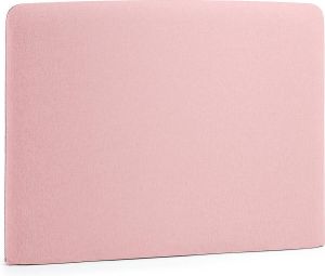 Kave Home Dyla hoofdbord met afneembare hoes in roze voor bedden van 90 cm