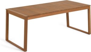 Kave Home Emili outdoor tafel in massief acaciahout 180 x 90 cm FSC 100%