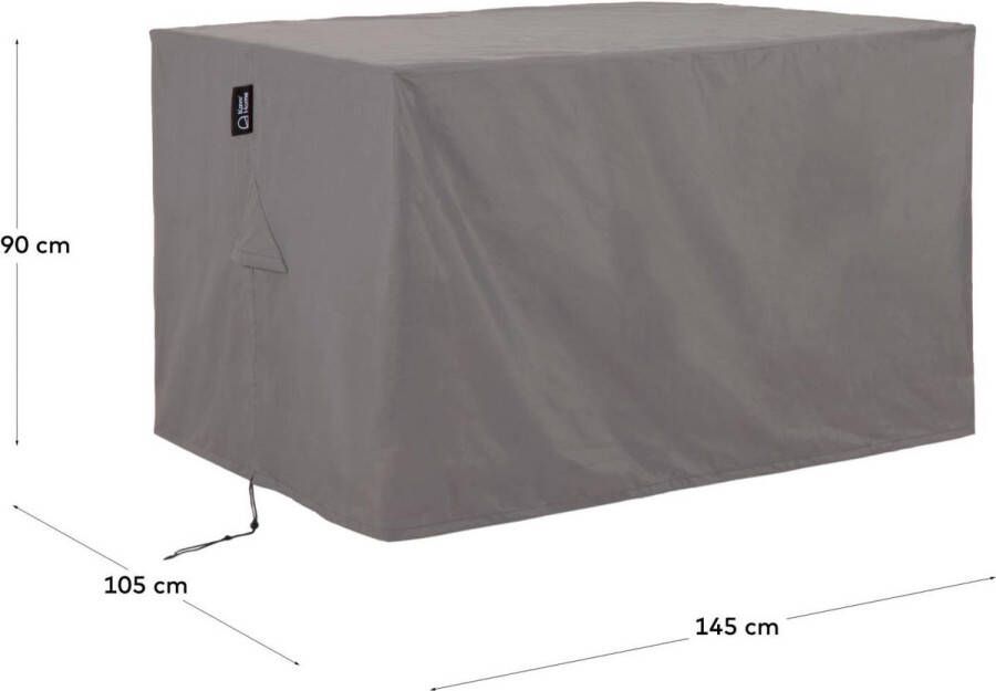 Kave Home Iria beschermhoes voor tweezitsbanken voor buiten max. 145 x 105 cm