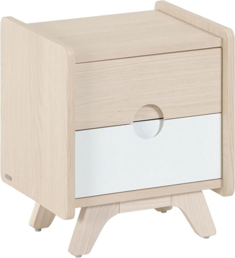 Kave Home Nunila nachtkastje in essenhout 40 x 46 cm FSC 100%