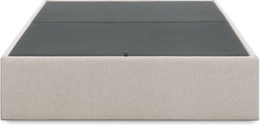 Kave Home Matte opvouwbare bank in beige voor een matras van 150 x 190 cm