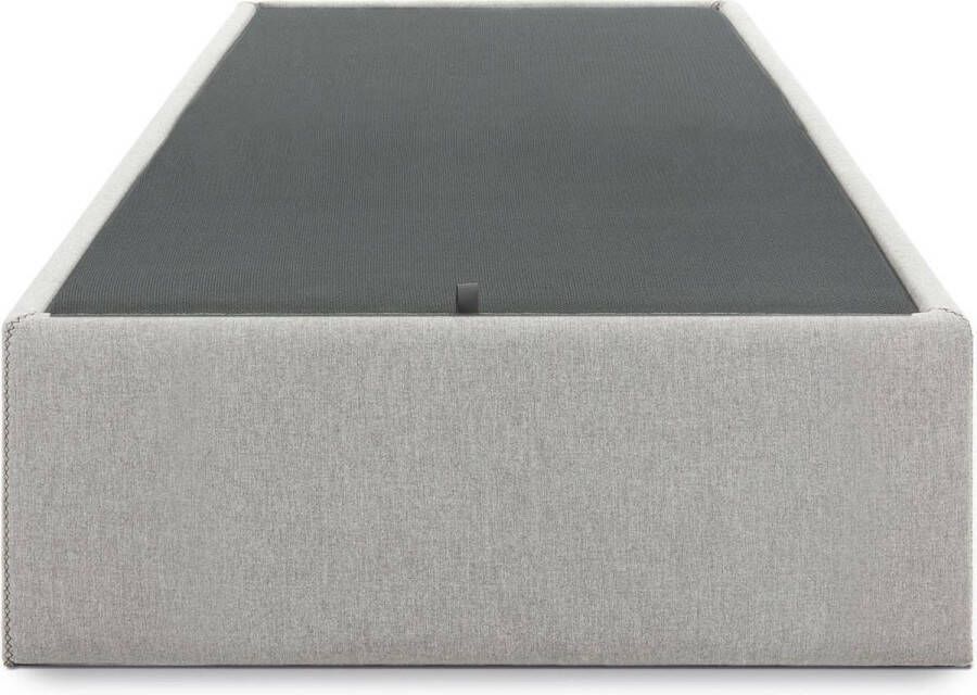 Kave Home Matters vouwbank in grijs voor een matras van 90 x 190 cm