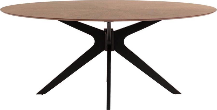 Kave Home Ovale Eettafel Naanim 180 x 110cm Hout Ovaal