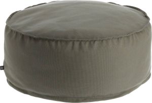 Kave Home Poef rond Nedra Ø 70 cm groen