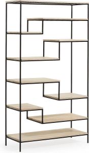 Kave Home Push boekenrek 100 x 180 cm zwart