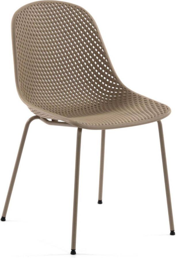 Kave Home Tuin Eetkamerstoel Quinby Beige