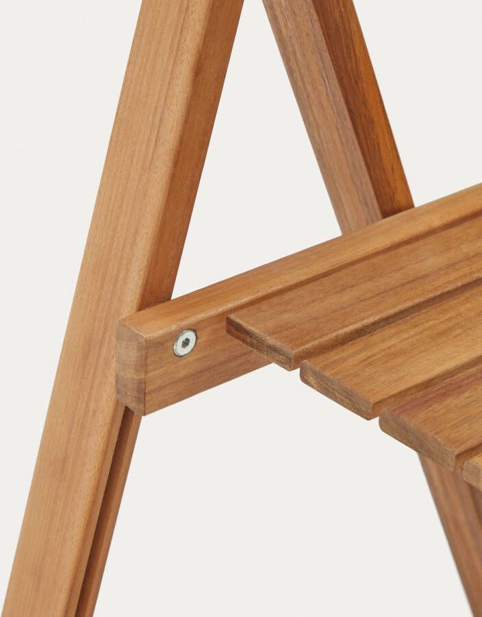 Kave Home Sadirar opvouwbare tuinstoel gemaakt van massief acaciahout