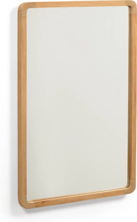 Kave Home Shamel massief teakhouten spiegel 45 x 70 cm