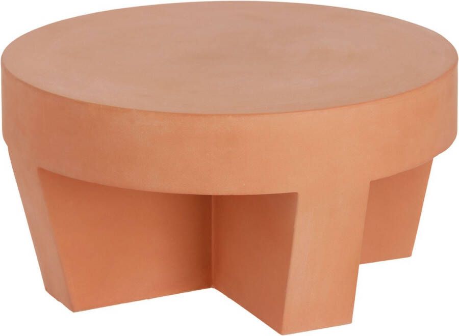 Kave Home Outdoor Salontafel Vilena Ø60cm Roestbruin Rond
