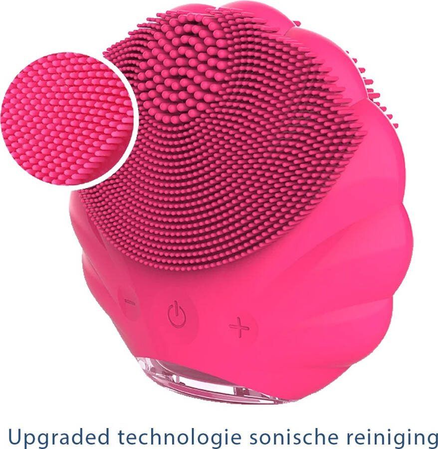 Kawsar Gezichtsreinigingsborstel – Gezichtsreiniger elektrisch gezichtsreiniger apparat facial cleansing brush gezichtsreiniger borstel 5 in 1 voor Diepe reiniging en massage van de huid Roze