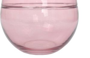 Kayoom Glazen Vaas Uniek design Glas Kunst Roze