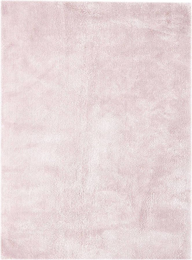 Kayoom Hoogpolig vloerkleed Bali 110 Roze Poudre 160x230cm