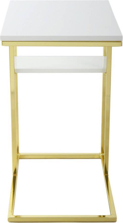 Kayoom Zijtafel luciana elegant ontwerp goud 35 x 48 x 62 cm