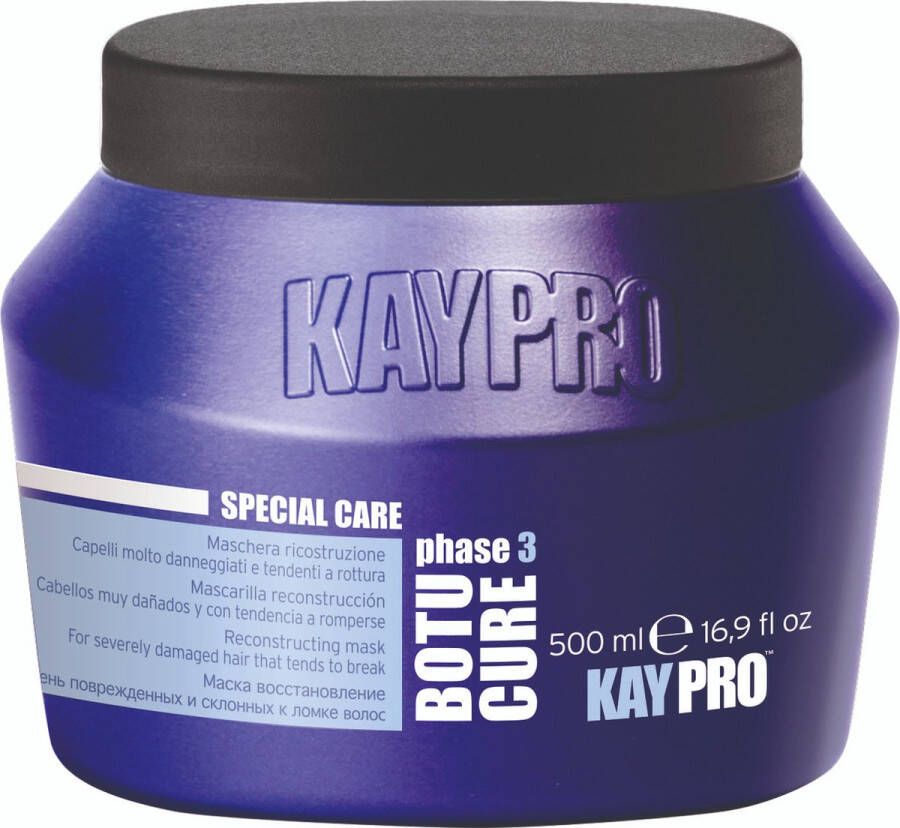 KayPro Botu-cure Fase 3 Masker 500ml – Haarmasker voor droog en beschadigd haar – Tegen gespleten punten