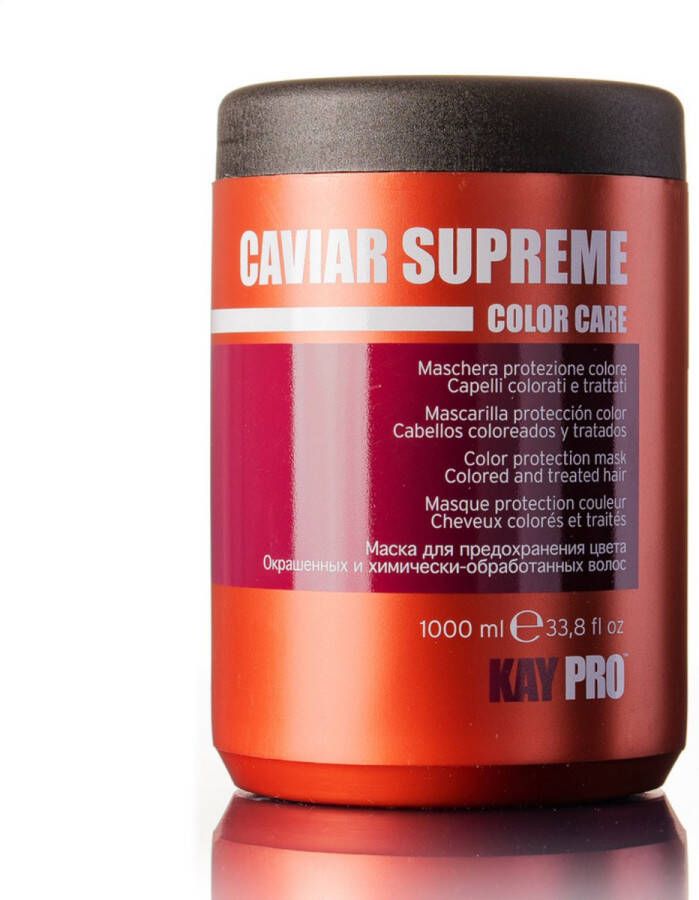 KayPro Caviar Supreme Masker 1000ml Haarmasker voor gekleurd haar – Gekleurd Haar Verzorging Gekleurd Haarmasker