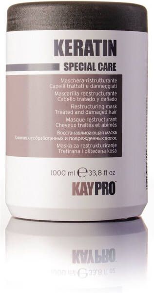 KayPro Keratin Masker 1000 ml – Haarmasker voor droog en beschadigd haar – Keratine Haarmasker