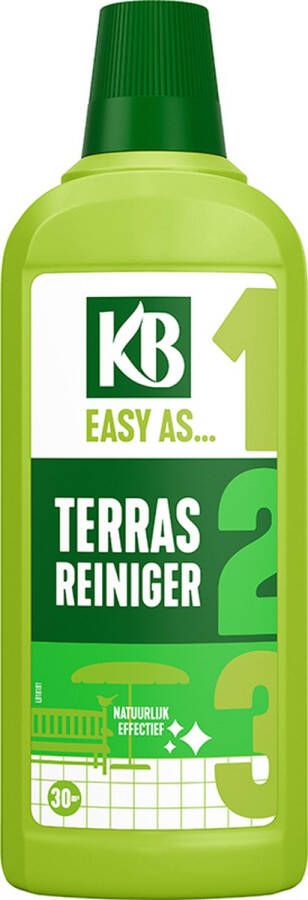 KB Terras Reiniger Concentraat 750ml Terrasreiniger vloeistof Geschikt voor terras of oprit