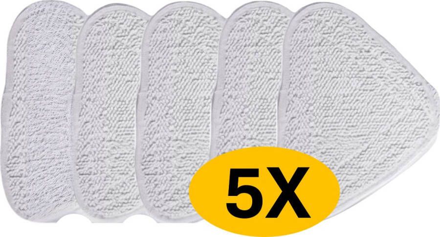 Kbstronics 5x Stoomreiniger doeken geschikt voor: Vileda Steam Mop Vileda Steam Mop Plus Vileda Steam XXL Navulling – Vervanging Stoomreiniger Vileda dweil vervanging